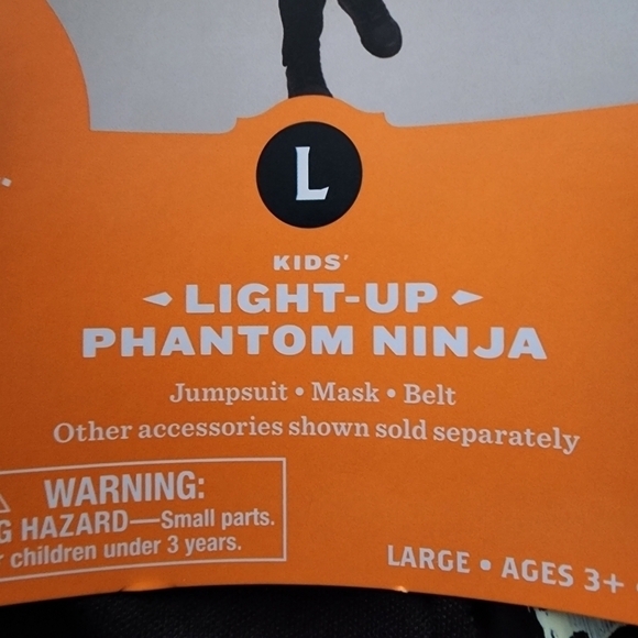 NWT Hyde & Eek! Boutique Kid's Light Up Phantom Ninja Halloween Costume Cosplay - Picture 7 of 16